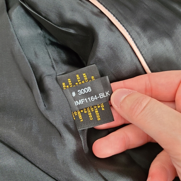 Cole Haan Black Denim Button Jacket Size 8 - Picture 11 of 11